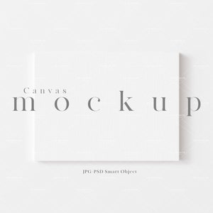 3x4 Canvas Mockup Display/Simple Canvas Mockup für 3x4, 9x12 Artwork/Simple Modern Painting Mockup/Minimal Design/JPG PSD Smart Object/D190