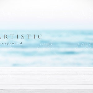 Artistic Background/Styled Stock Image/Beach Blank Wood Table Digital Backdrop Scene/Coastal Digital Background/Stock Photography/JPG/D17