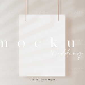 18X24 Wedding Sign Mockup / Wedding Seating Chart Poster Mockup / Large Venue Event Welcome Sign Mockup Template / JPG PNG PSD Smart Object / N346