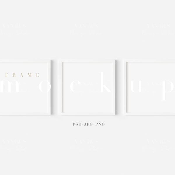 White Picture Frames Etsy