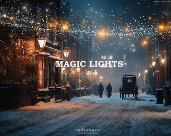 Mega Bundle Magic Lights Collection – 360 Bokeh Twinkles & 175 Tree Overlays (PNG)