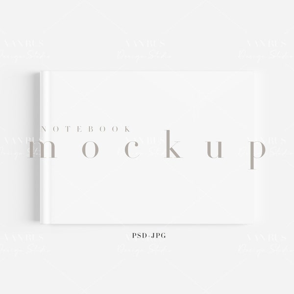 5x7 Notizbuch Mockup/Minimalist Journal Mockup/Simple Book Cover Template/Modernes Tagebuch Stationary Mockup Display/JPG PSD Smart Object/N296