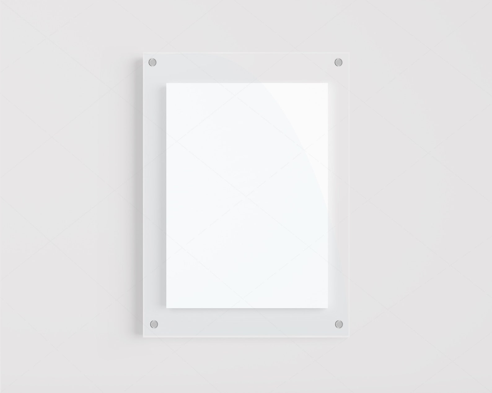 Glass Frame Mockup/ Digital A4 Mockup /modern Glass Portrait Etsy