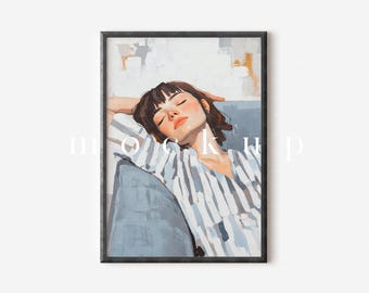 Black Wood Frame Mockup: Modern Art Display (PNG, JPG, PSD)
