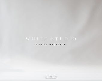 White Studio Photography Backdrop (Digital Download JPG)