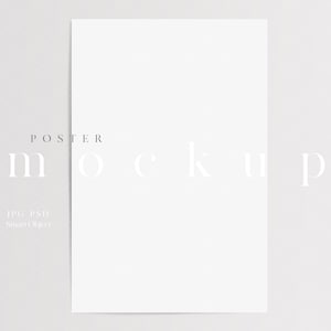 Maqueta de póster 2x3/Maqueta de calendario simple/Maqueta de estilo delicado/Pantalla de maqueta de póster mínimo/Póster moderno/Objeto inteligente JPG PSD/N47