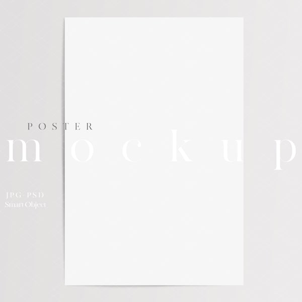 2x3 Poster Mockup/Simple Calendar Mockup/Delicate Styled Mockup/Minimal Poster Mockup Display/Modern Poster/JPG PSD Smart Object/N47
