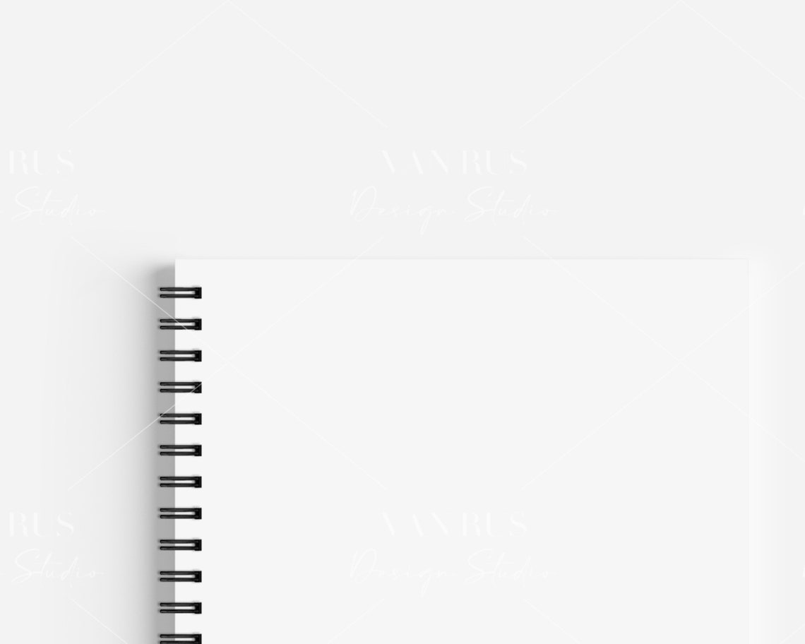 Square Spiral Notebook Mockup/minimalist Journal Mockup/simple - Etsy