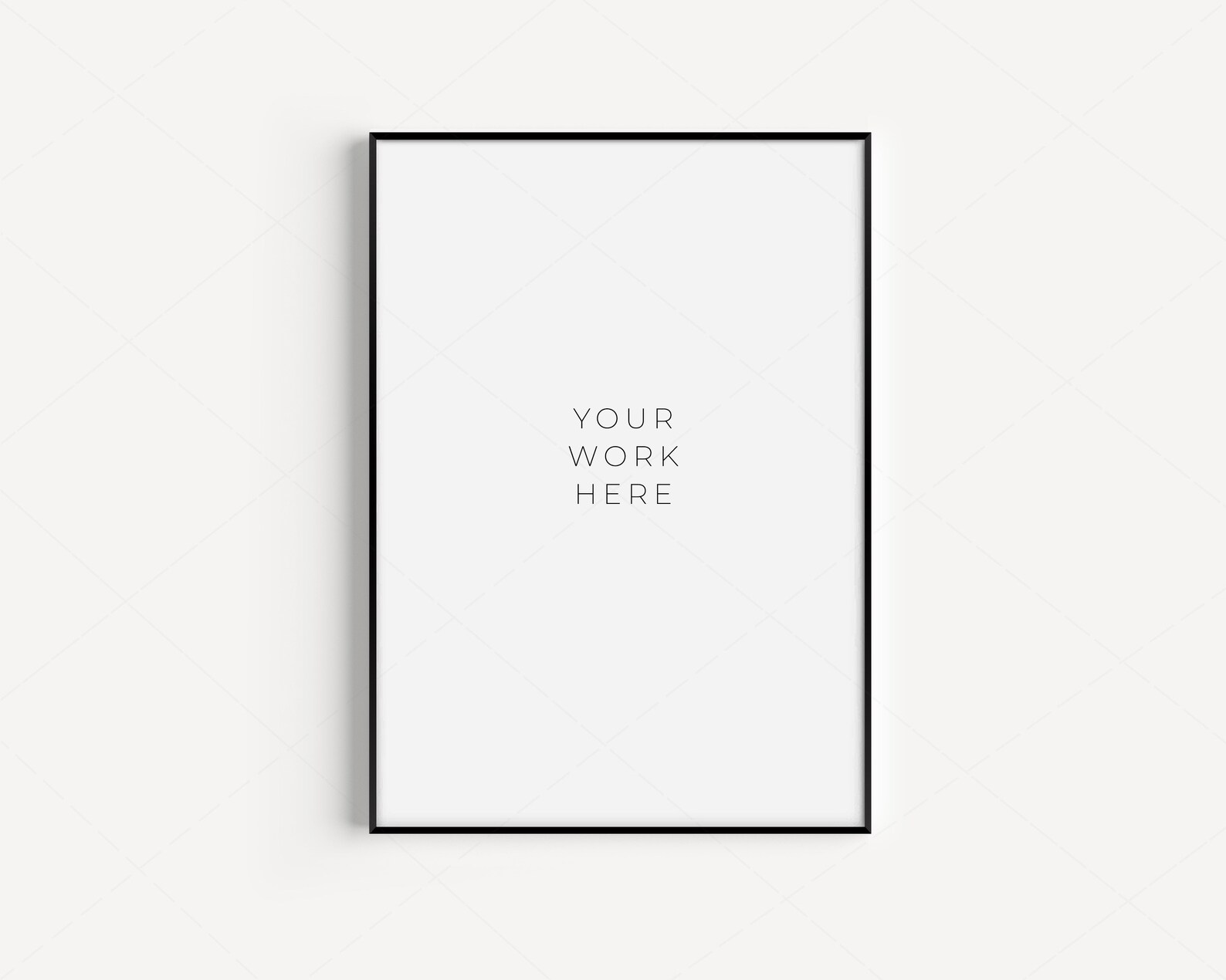 A4 Black Frames Mockup Bundle/ Modern Thin Digital Etsy