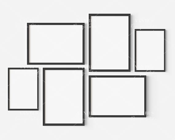 Duo Collage Frame - Black & White, 4x6