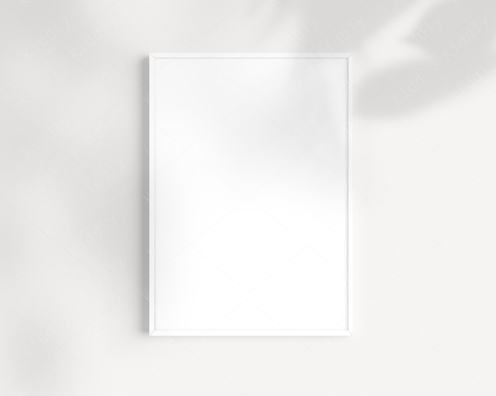 A4 White Frame Mockup/ Oriental Modern Thin Digital Etsy