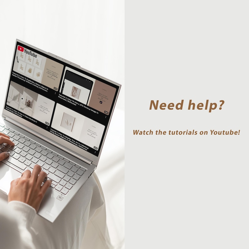 Minimalistyczny model laptopa MacBook do brandingu, Canva, Photoshop, Photopea (JPG, PNG, PSD) zdjęcie 10