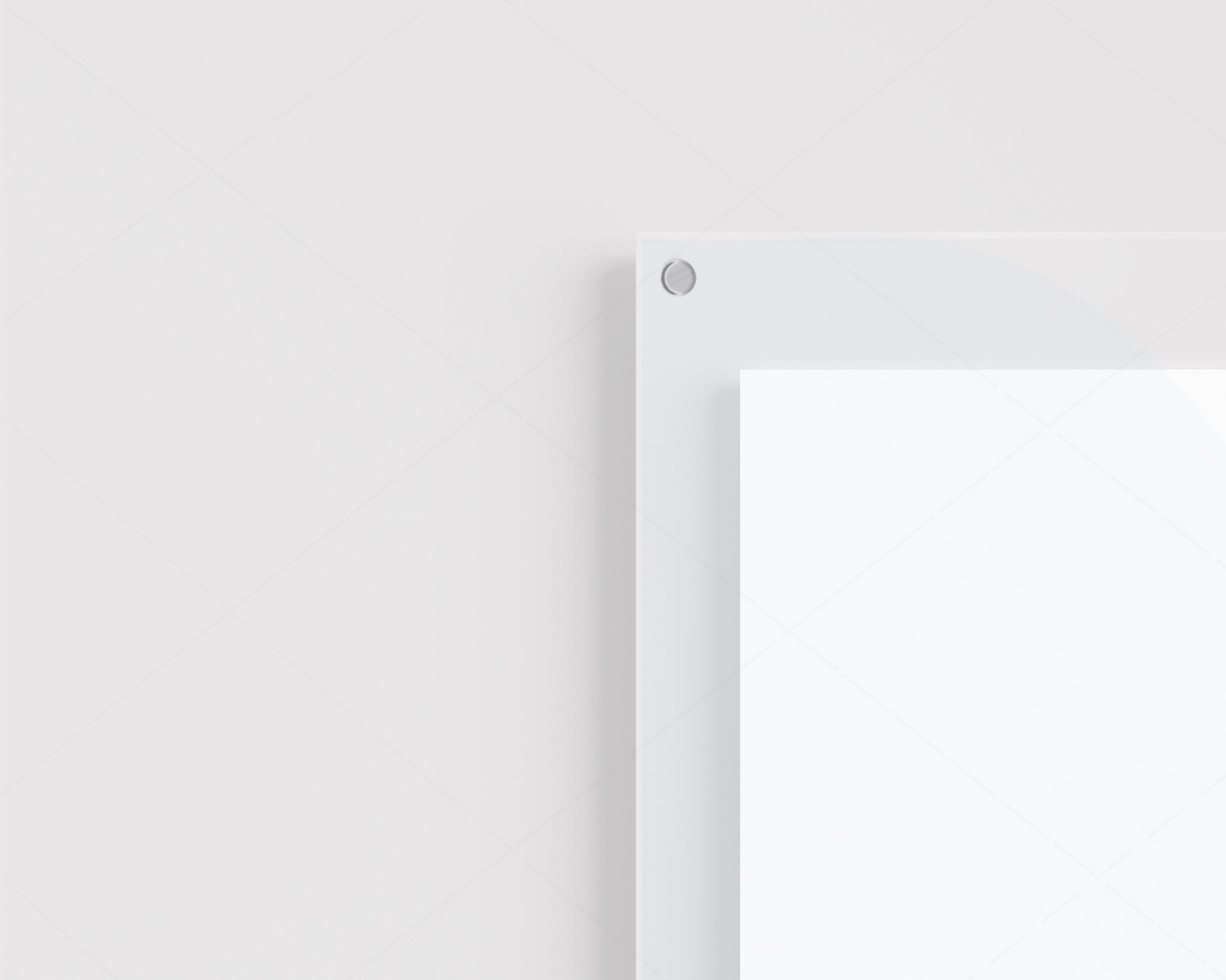 Glass Frame Mockup/ Digital A4 Mockup /modern Glass Portrait Etsy