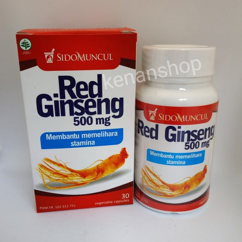 SIDOMUNCUL Red Ginseng Supplement Male Stamina Enhancer Libido Long