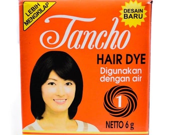 Tancho Tinte Capilar Polvo Natural Negro 6gr