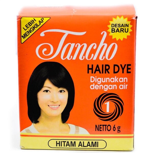 Tancho Hair Dye Powder Natural Black 6gr