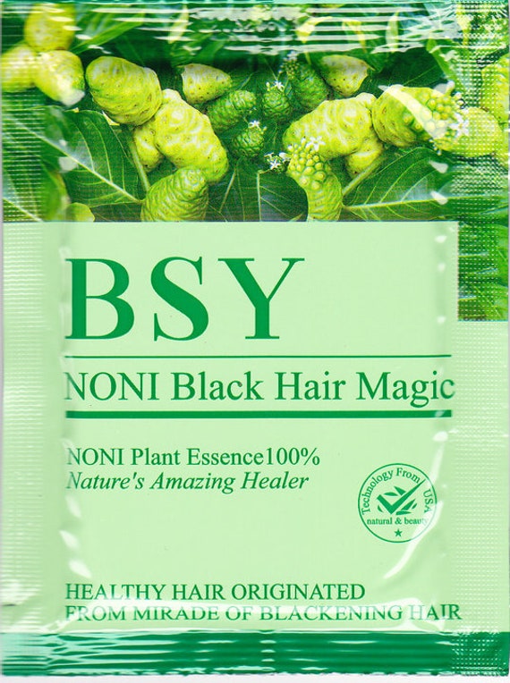 Buy BSY Herbal NONI Natural Black Hair Color Shampoo Dye Treatment Online in India - Etsy Buy BSY Herbal NONI Natural Black Hair Color Shampoo Dye Treatment Online in India - Etsy