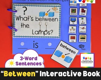 Furniture Interactive Book: Preposition 'Between', Speech & Autism (PDF)