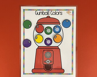 Printable Gumball Machine Pdf - Etsy