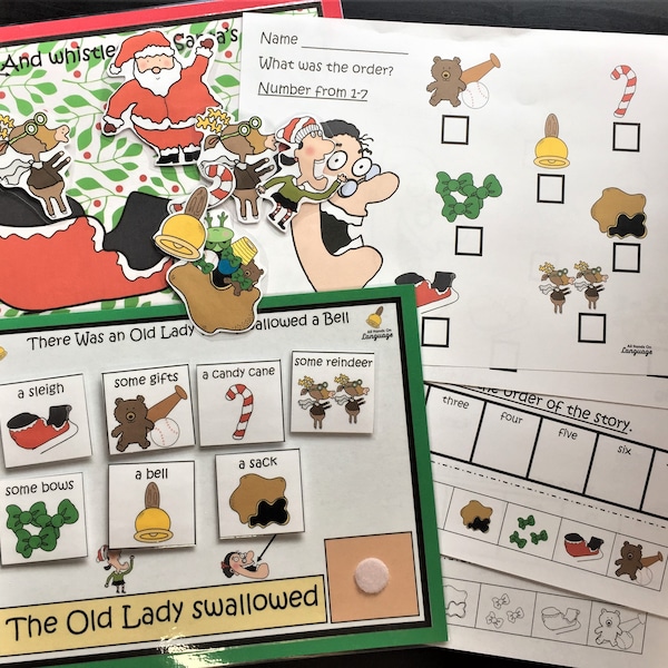 The Old Lady Who Swallowed a Bell - Etsy