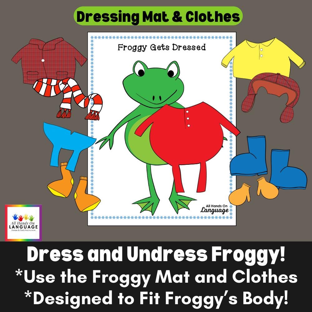froggy gets dressed Story Time Felts Little Frog Felt Story Set