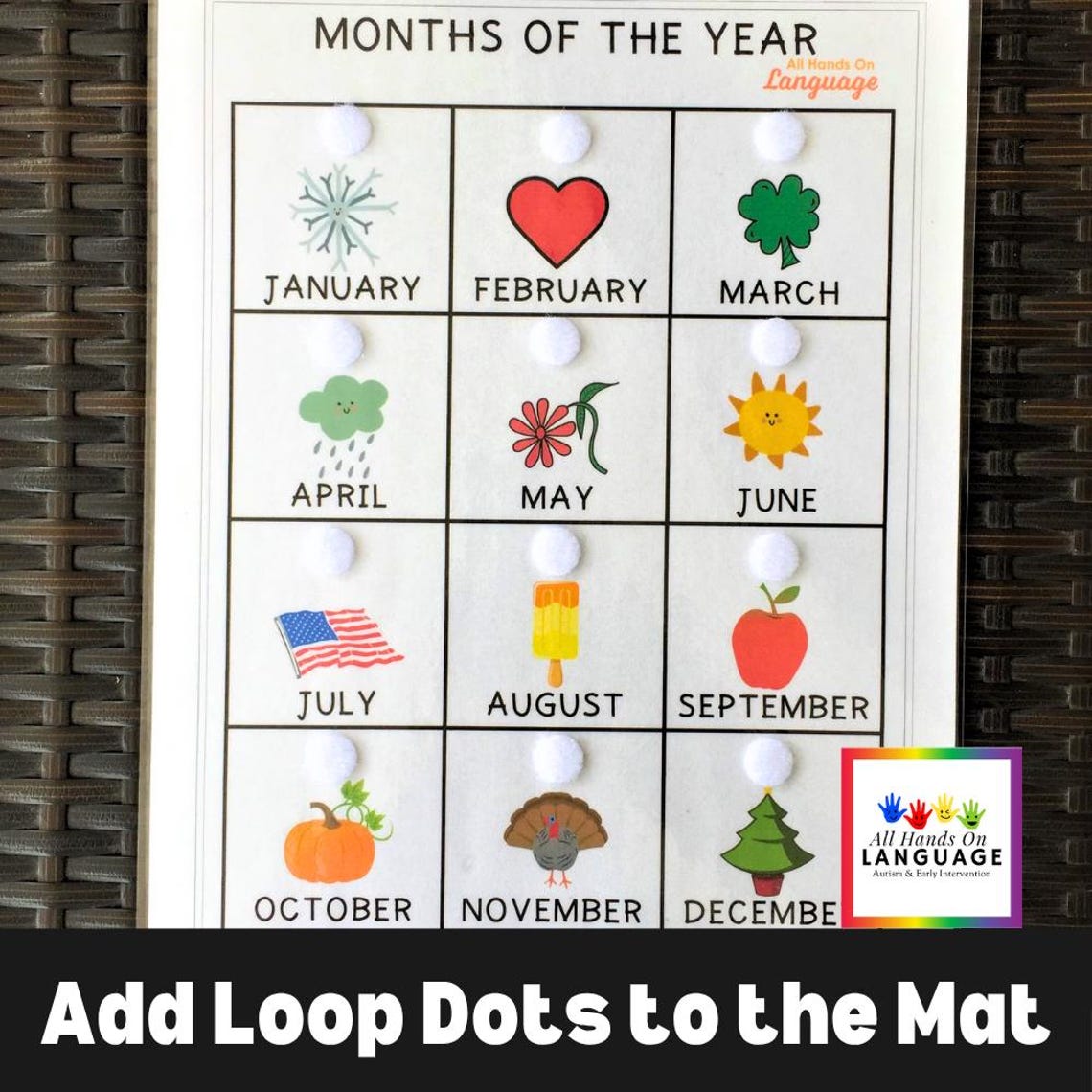 Months of the Year Matching Activity: Preschool Printable (PDF) - Etsy
