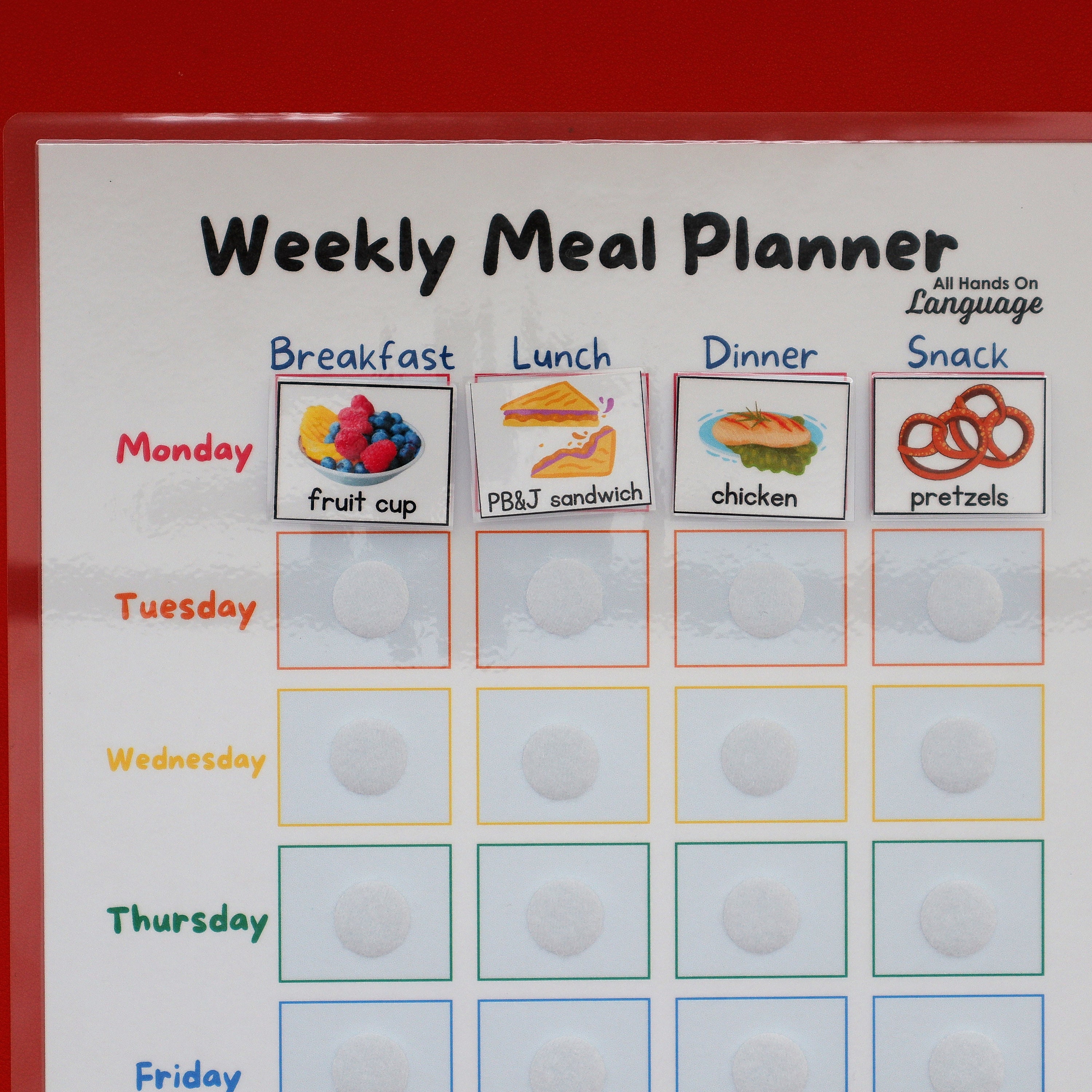 Interactive Meal Planner Kit 84 Foods With Weekly Planning Etsy UK