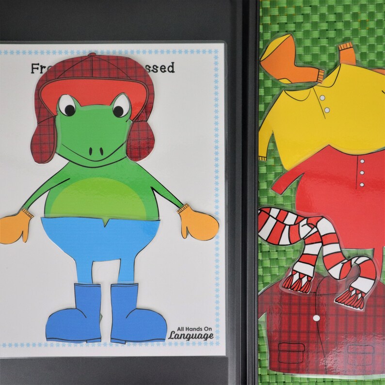 Froggy Gets Dressed Narrative Retell Activities Kit Dress Etsy