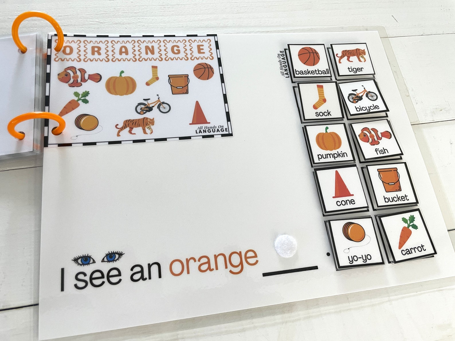 I See ORANGE... Interactive Book and Sentence Formulation Activity ...