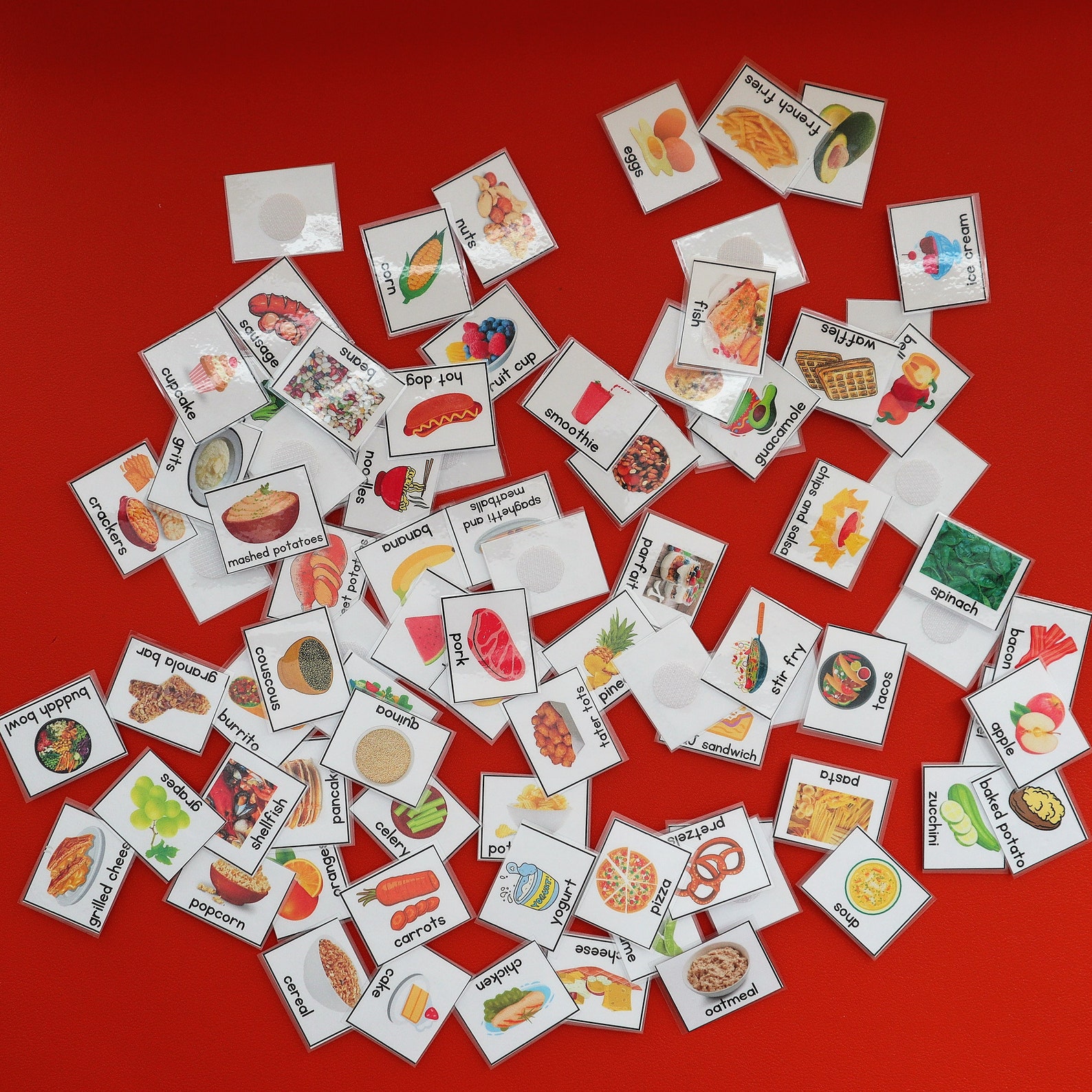 Interactive Meal Planner Kit 84 Foods With Weekly Planning Etsy