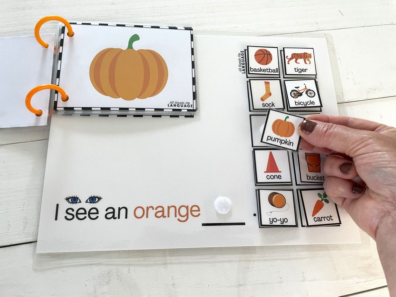 I See ORANGE... Interactive Book and Sentence Formulation Activity ...