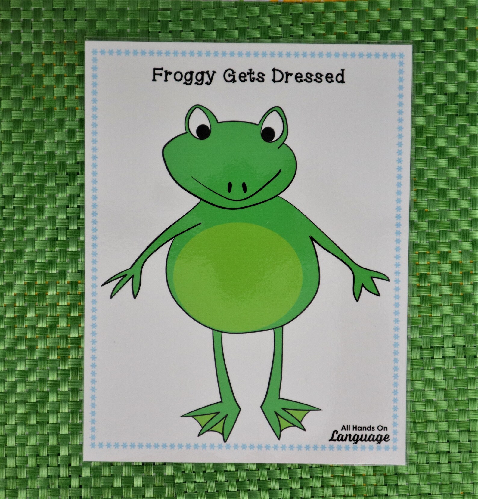 DIGITAL Froggy Gets Dressed Narrative Retell Activities Kit | Etsy