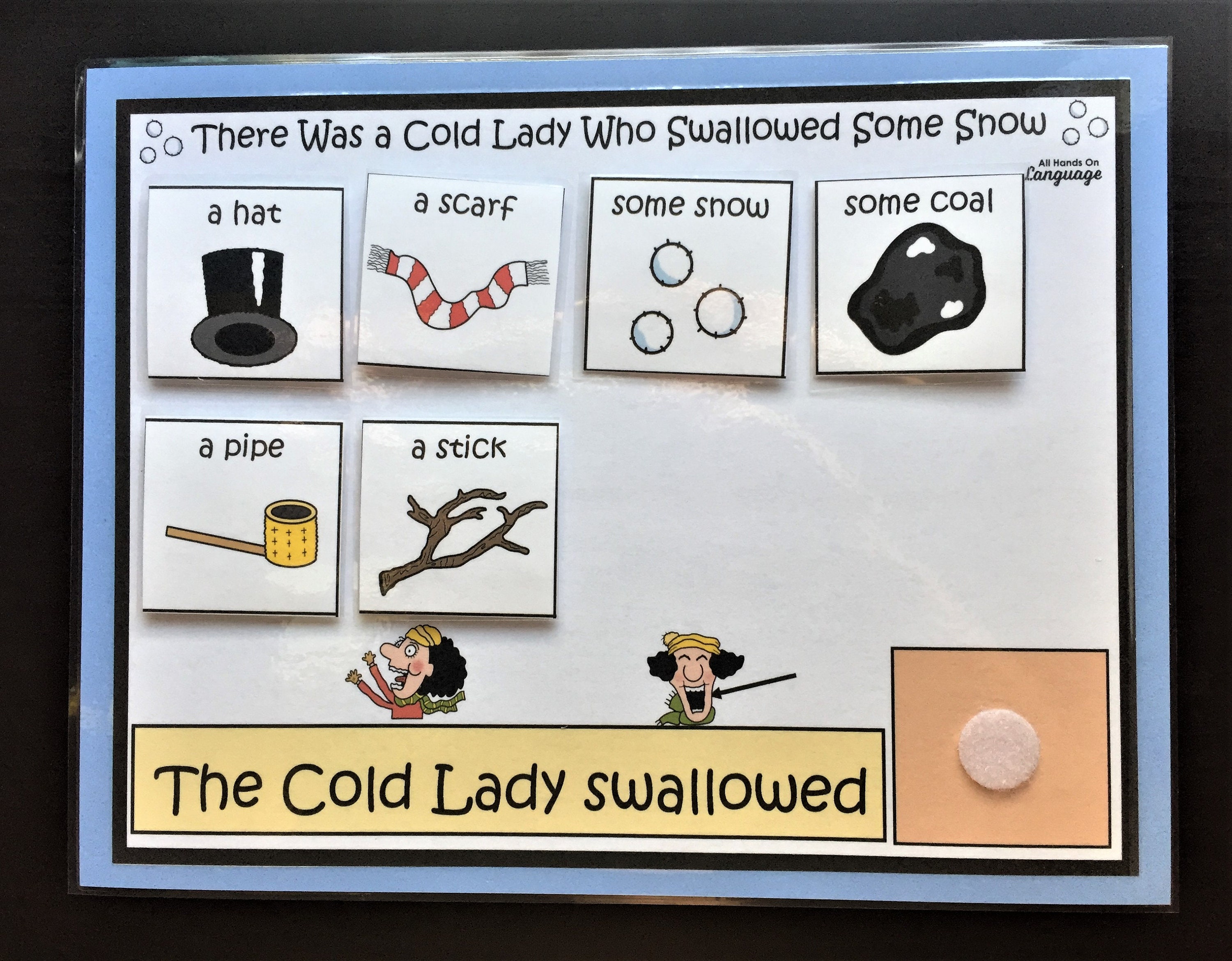 Cold Lady Who Swallowed Some Snow Story Companion Activities - Etsy