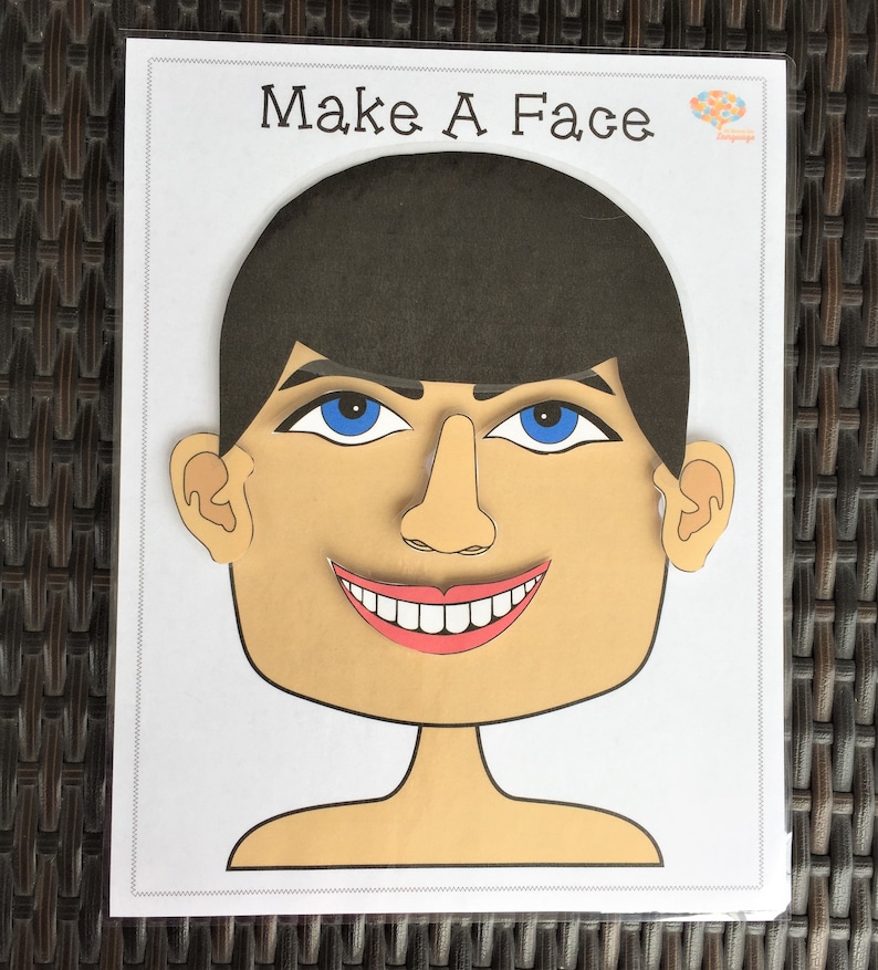 Make A Face Activity Printable Make A Face Activity Printable