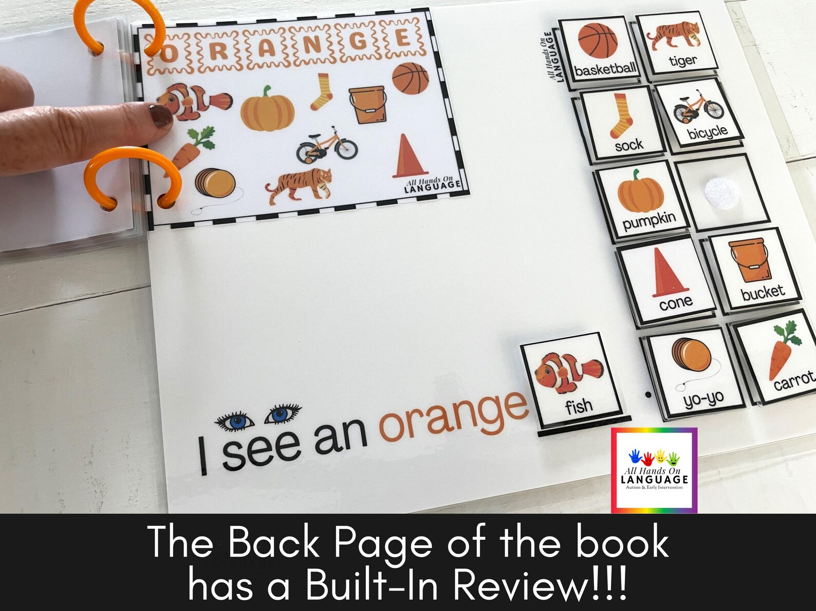 I See ORANGE... Interactive Book and Sentence Formulation Activity ...