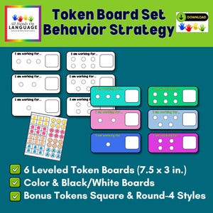 Sistema de recompensas con fichas para el autismo: Guía imprimible para el manejo del comportamiento (descarga en PDF)