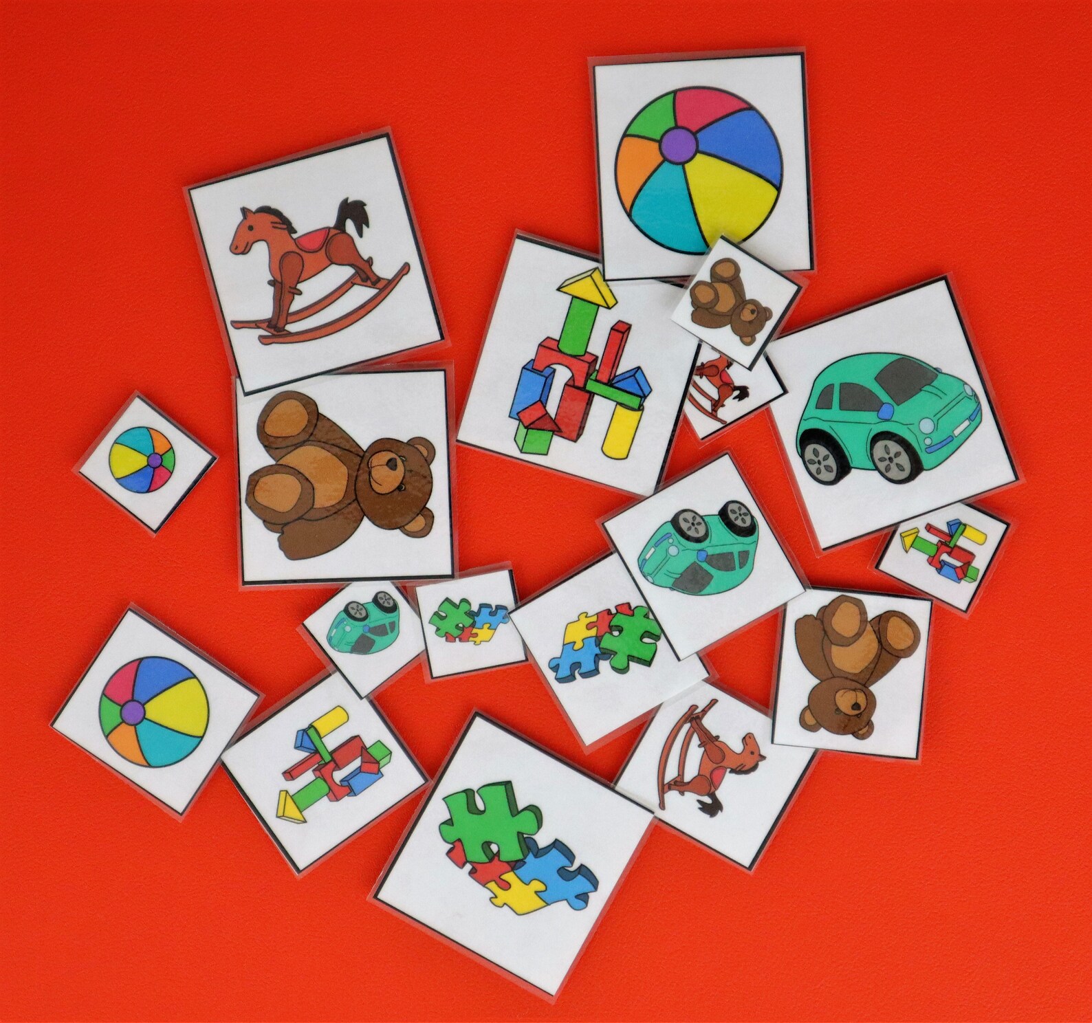 Toys Size Sort Activity Small Medium Big Toy Pictures in 3 Etsy