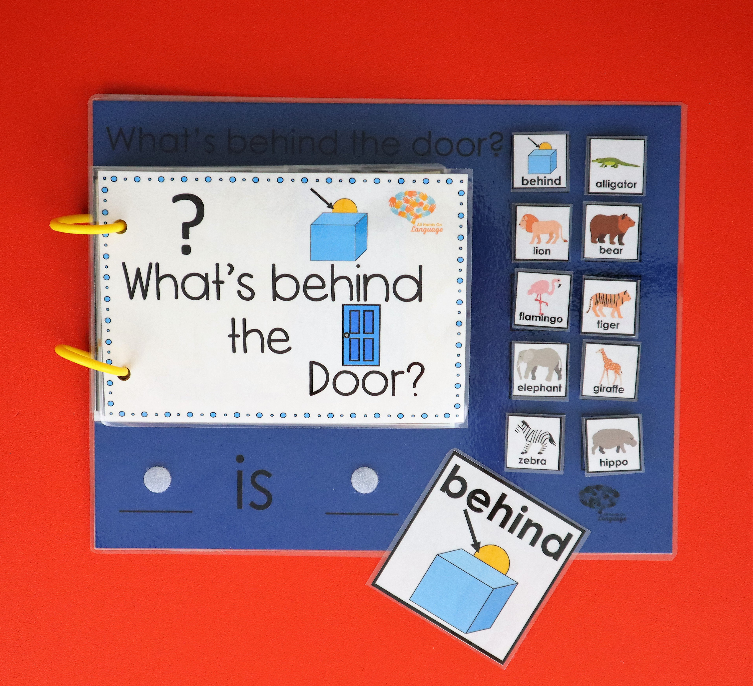 DIGITAL What's Behind the Door Interactive Flap Book Etsy
