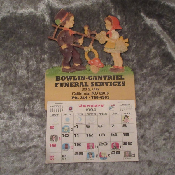 Funeral Home Calendar Etsy