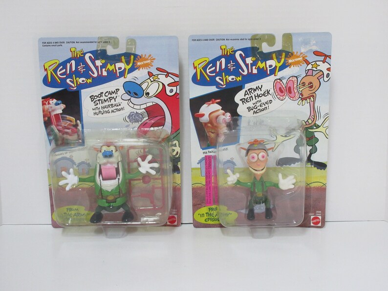 Ren& Stimpy Army Episode Etsy