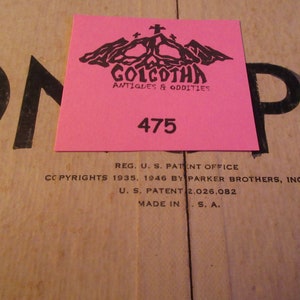 Vintage Monopoly Game