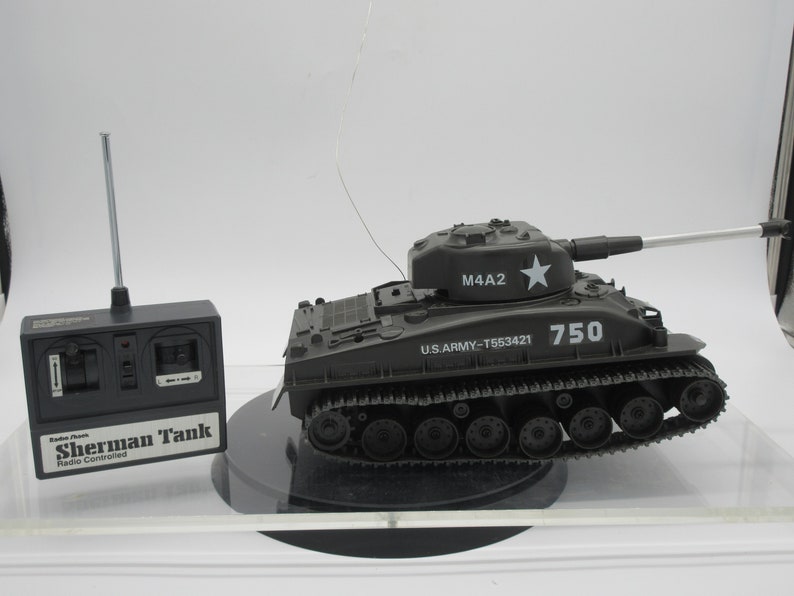 Radio Shack Remote Control Sherman Tank Etsy