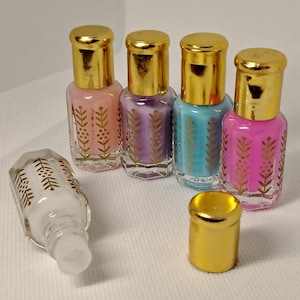 5 Stück / Set - Moschus Al Tahara 6ml Weißer Moschus + Pulver + Granatapfel + Erdbeere + Beere Hochwertiger Dicker Misk مسك الطهارة