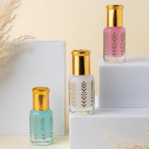3 STÜCKE Musk Al Tahara 6 ml Weißer Moschus + Erdbeere + Babypuder Hochwertiges Dickes Arabisches Misk Parfümöl مسك الطهارة