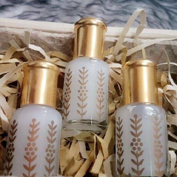 3 pcs Musc Al Tahara 14 ml Huile de musc blanc Huile de parfum de misk arabe épais de haute qualité