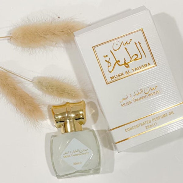 Musk Tahara Perfume Oil , Premium, Light Musk, High Quality 20ml | مسك الطهارة ابيض