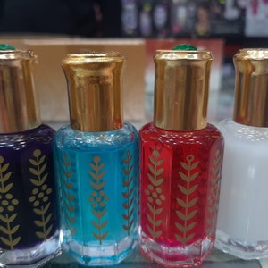 4PCS Musk Al Tahara 12ml White Musk + pomegranate + berry + powder Oil High Quality Thick Arabic Misk Perfume Oil مسك الطهارة