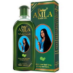 Huile capillaire DABUR AMLA originale (100,200,300)ML. Rend vos cheveux longs, forts et foncés |