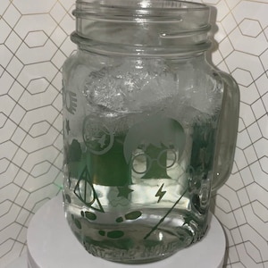 16oz Cold Color Changing Wizard Mason Jar Mug
