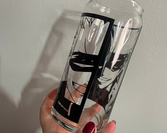 20oz Glass Cup Anime Gojo DOUBLE SIDED